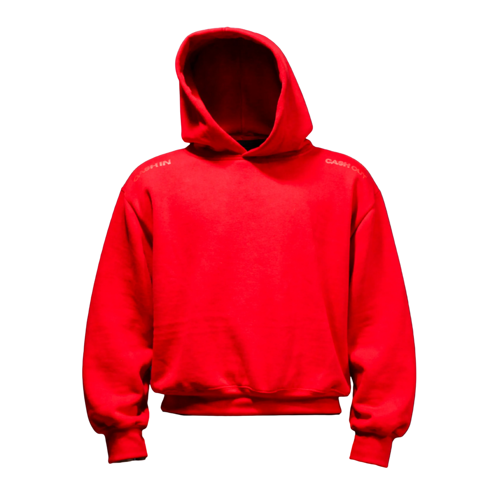 STRUCTURE-02 HOODIE / RED