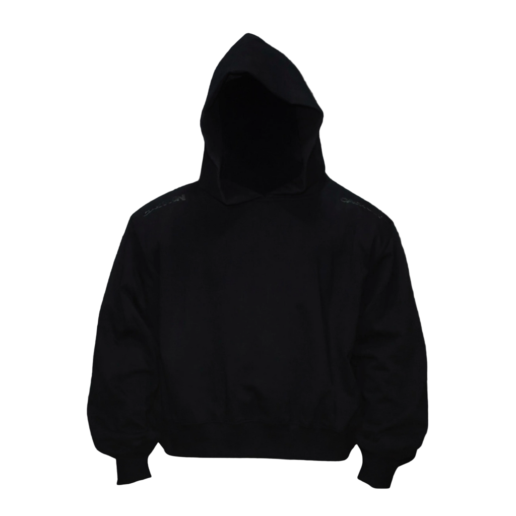STRUCTURE-02 HOODIE / BLACK