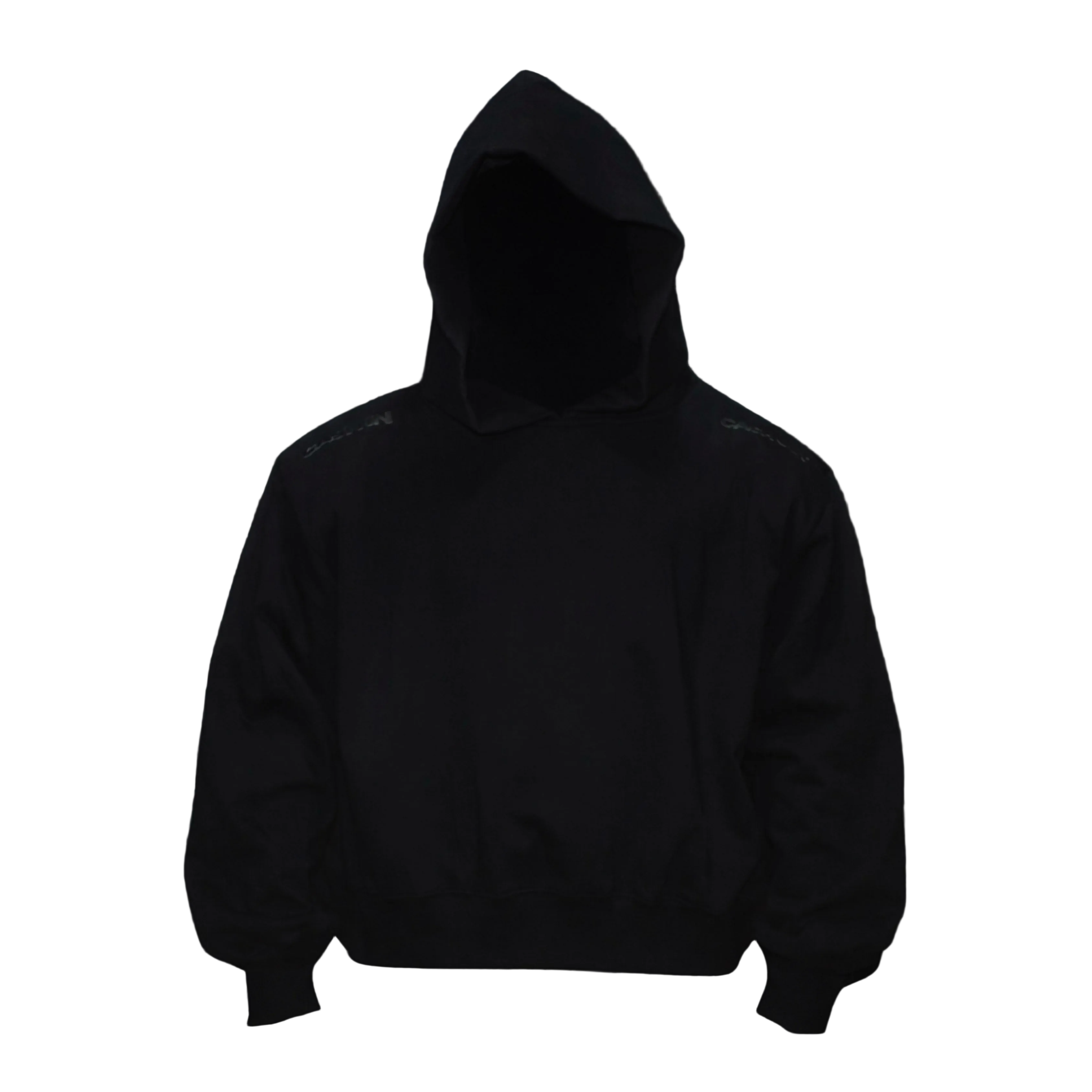 STRUCTURE-02 HOODIE / BLACK