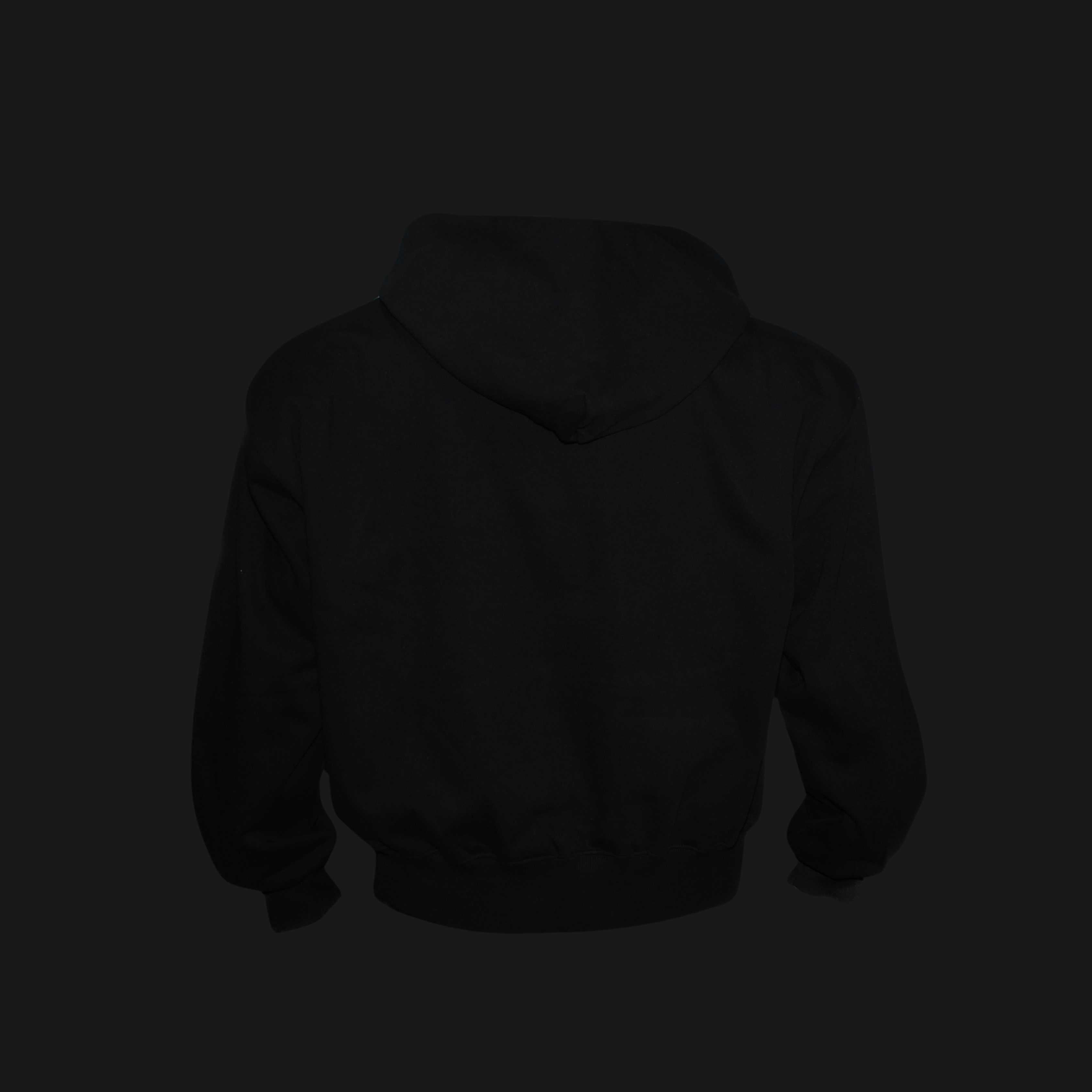 STRUCTURE-02 HOODIE / BLACK