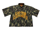 SHIFT SHIRT - GREEN CAMO // BROWN RAW DENIM