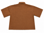 SHIFT SHIRT - GREEN CAMO // BROWN RAW DENIM