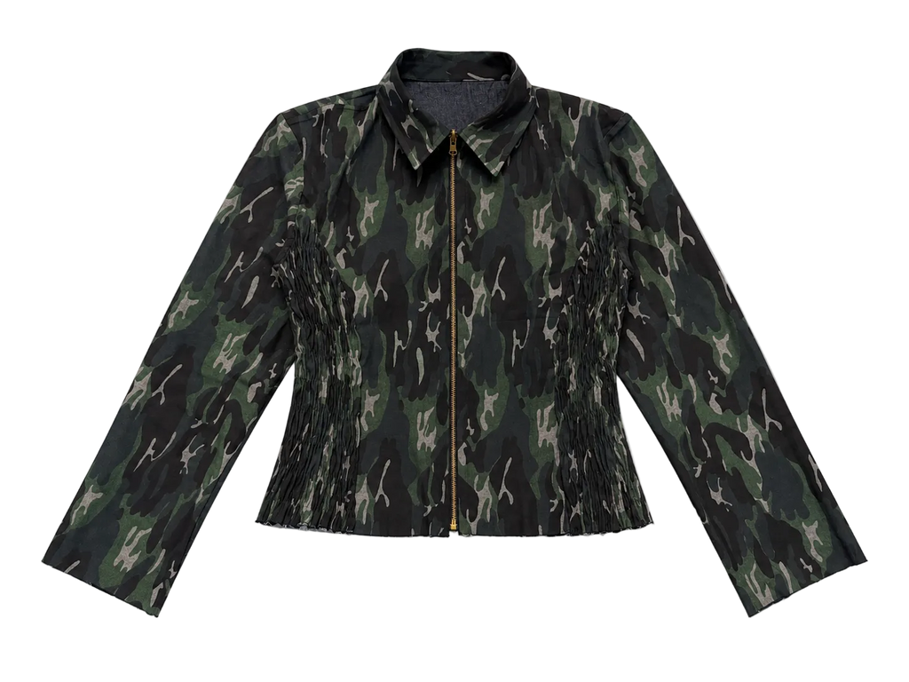 TENSION TOP - DARK BLUE CAMO // BLUE RAW DENIM