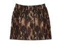 SHIFT SKIRT - BROWN CAMO // BROWN RAW DENIM