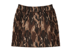 SHIFT SKIRT - BROWN CAMO // BROWN RAW DENIM