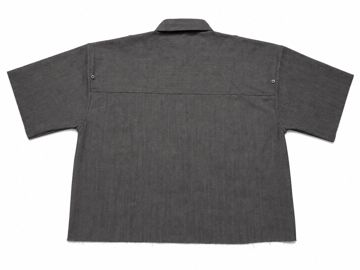SHIFT SHIRT - BROWN CAMO // GREY RAW DENIM