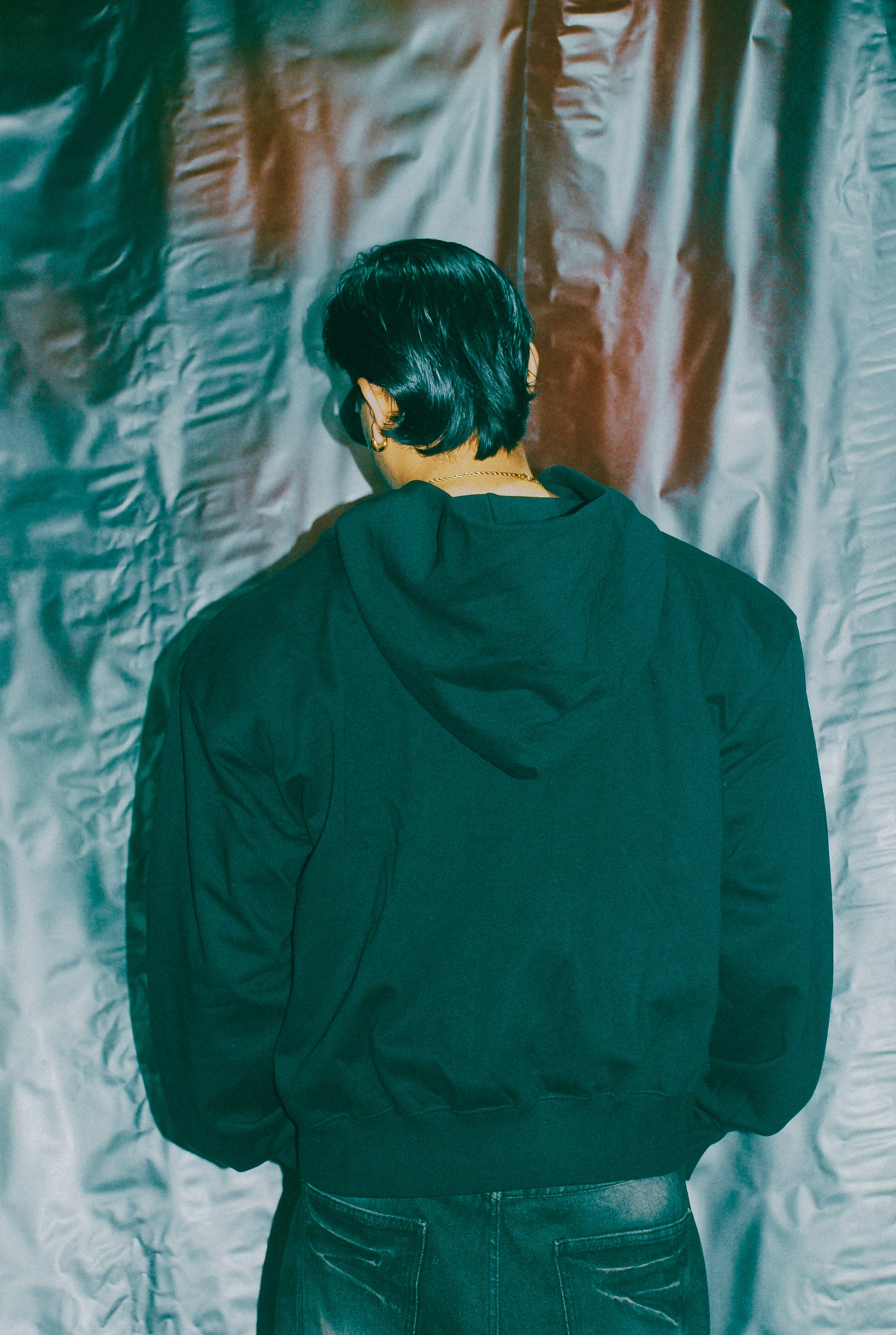 STRUCTURE-02 HOODIE / BLACK