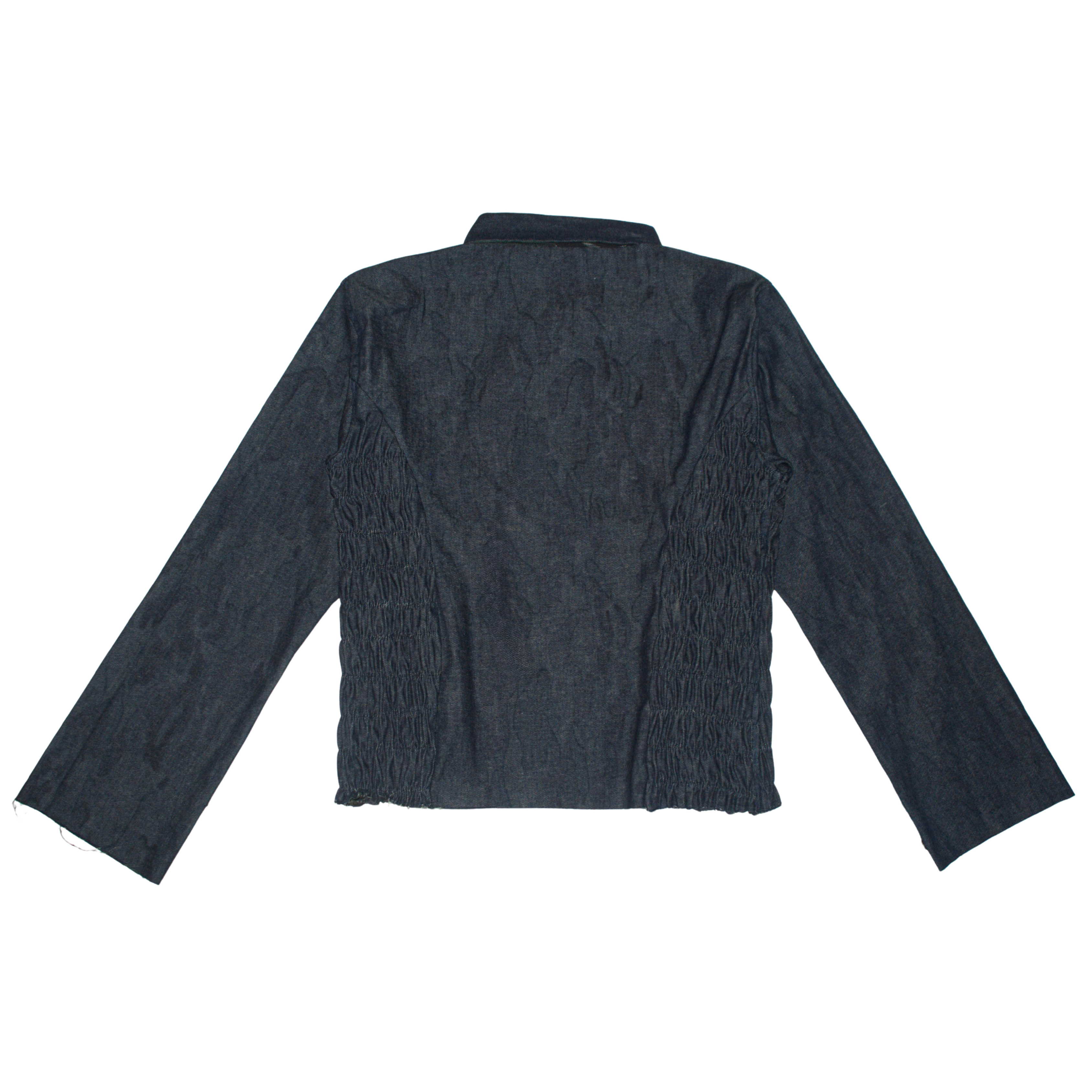 DARK BLUE CAMO // BLUE RAW DENIM TOP
