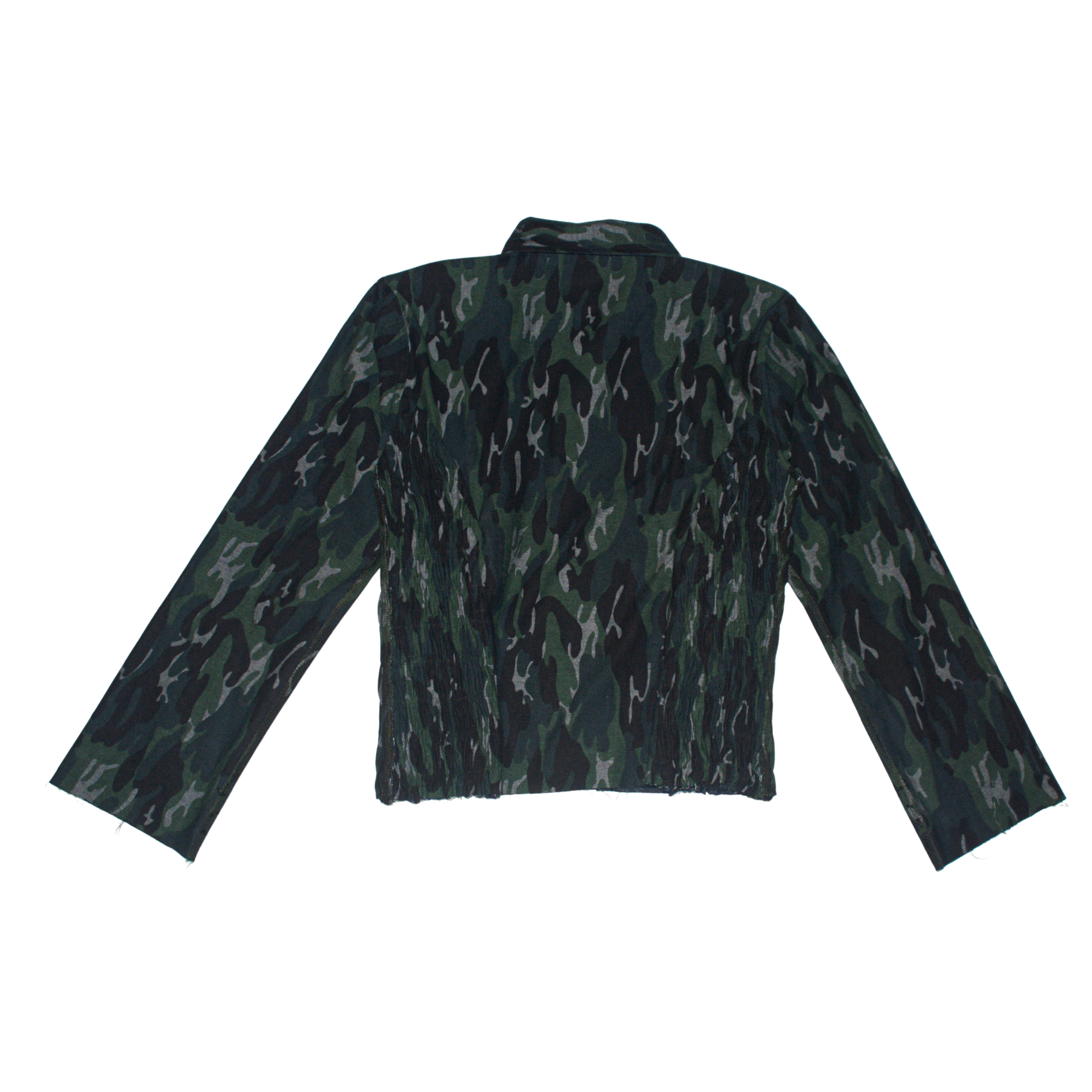 DARK BLUE CAMO // BLUE RAW DENIM TOP