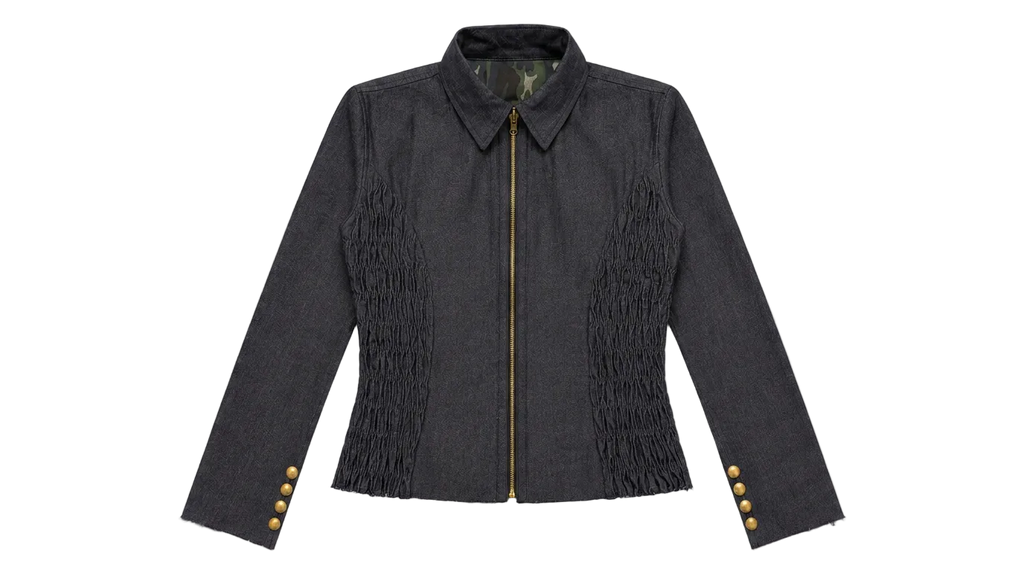 TENSION TOP - DARK BLUE CAMO // BLUE RAW DENIM