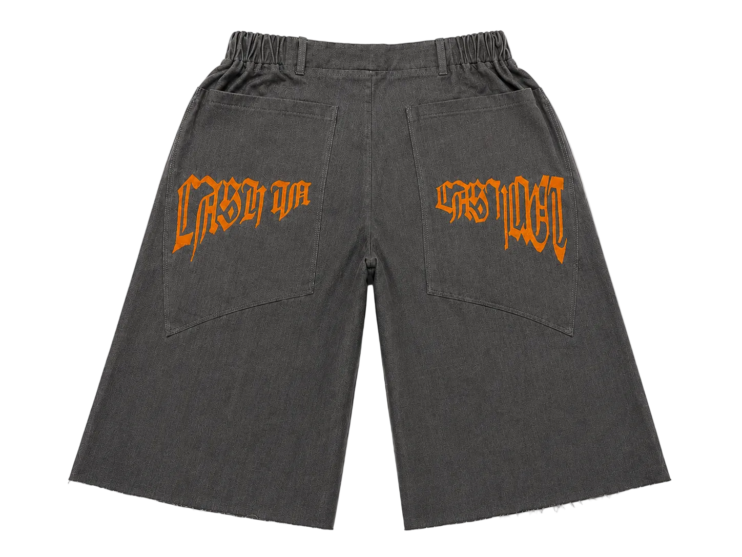 JOLT JORTS - BROWN CAMO // GREY RAW DENIM